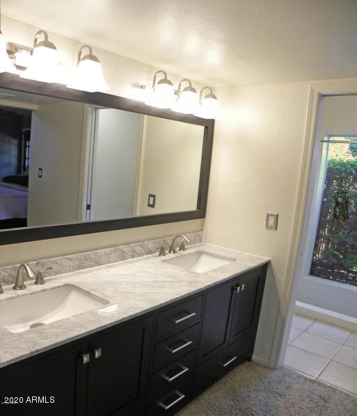 remodeled master bathroom