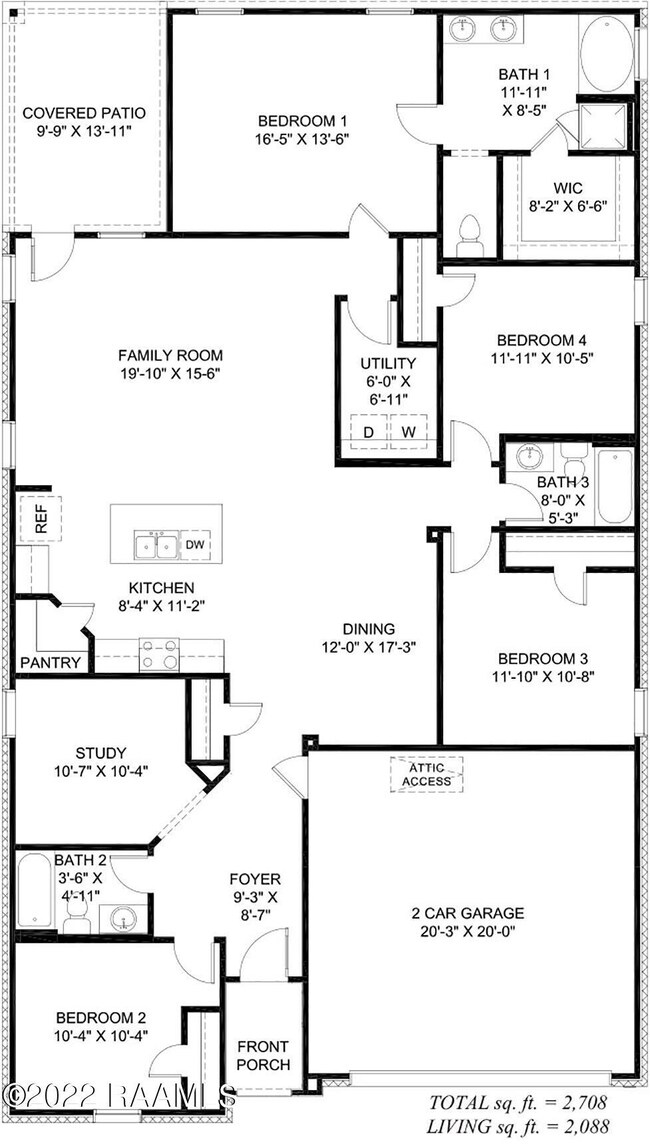 Floor Plan PF PH 2 Lakeway AL