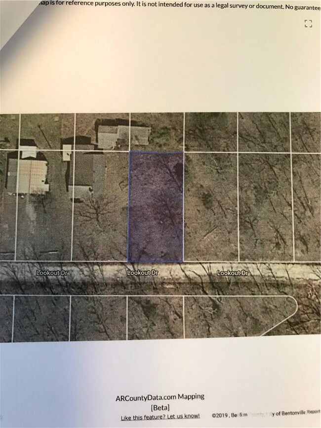 Aerial view of lot to the east of the house.  This is included in the listing.