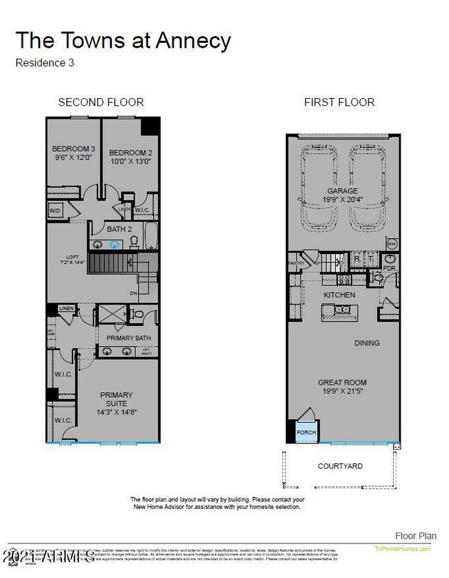 TAA 854 Floor Plan