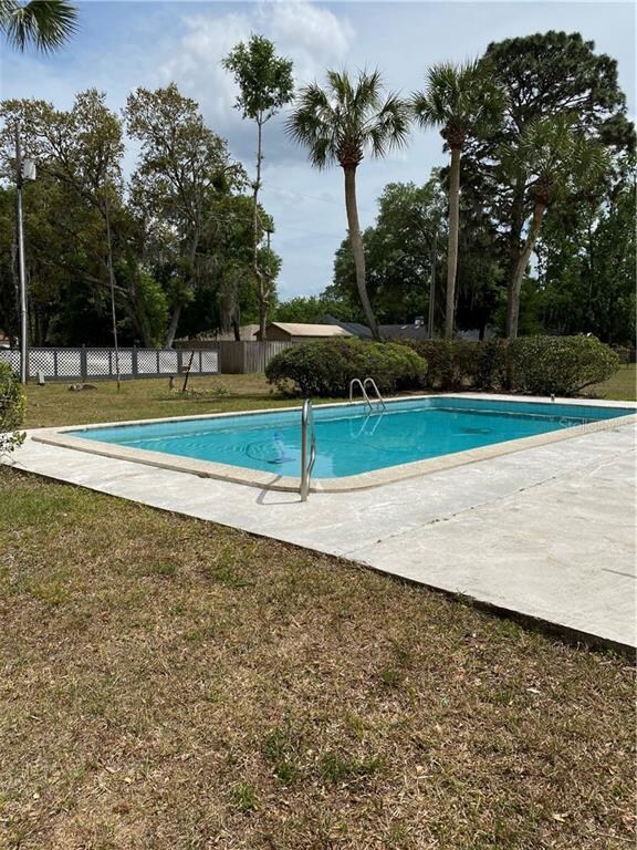 Pool with deck