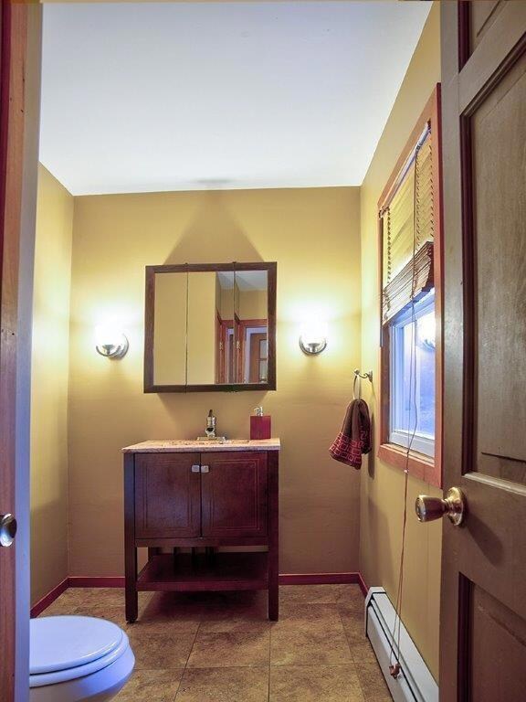 Half bath off the kitchen