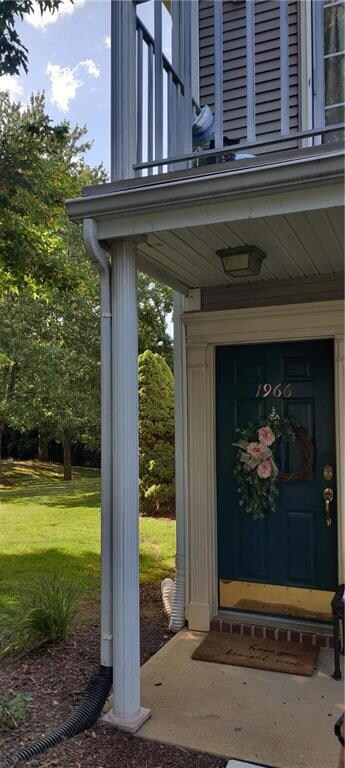 Front Door & Balcony
