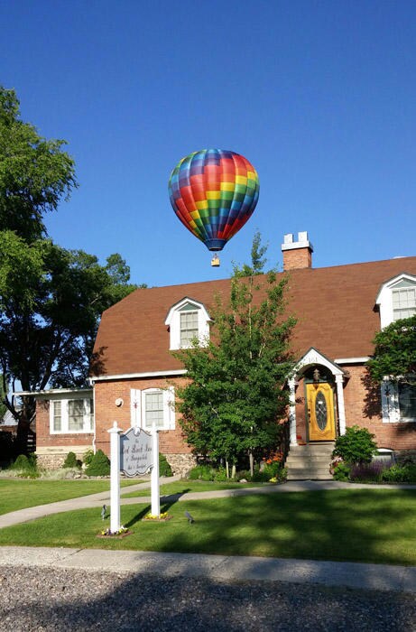 Front with Hot Air Balloon