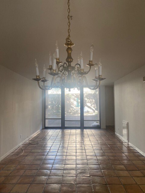 Dining room and living area