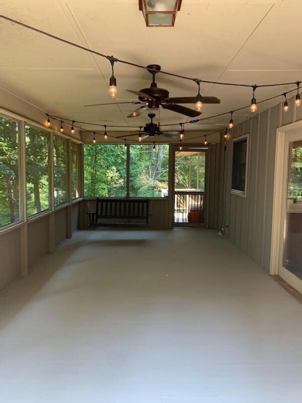 screened back porch