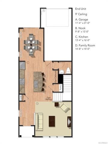Rendering of First Floor