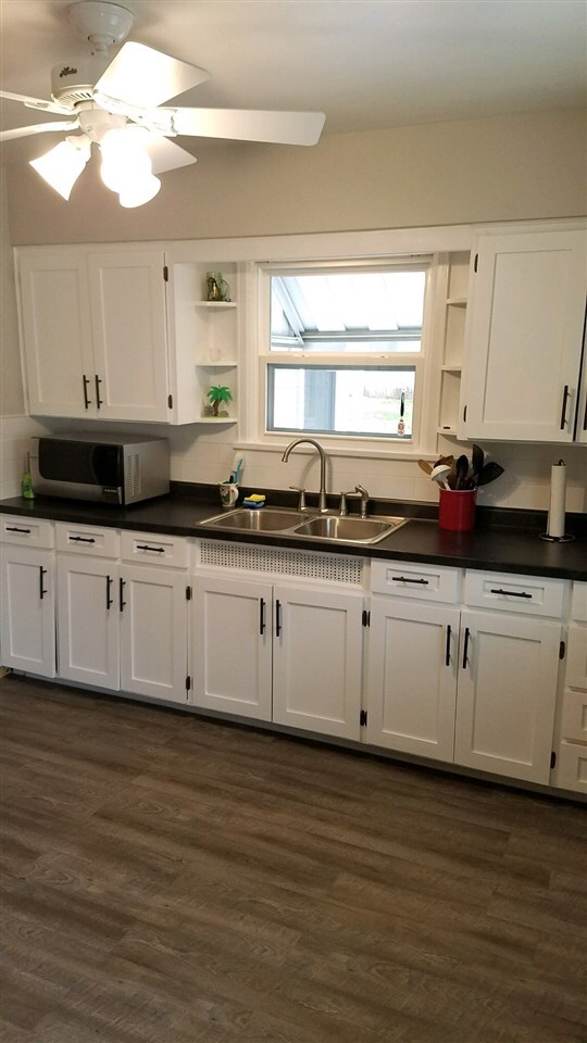 Tastefully Updated with white and gray!