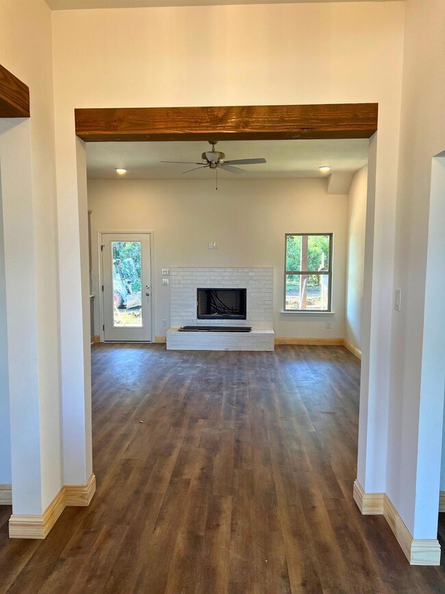 Entryway - leads into living area and dining room