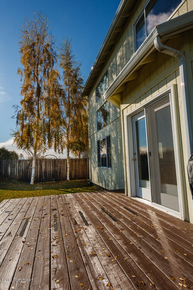 Rear deck