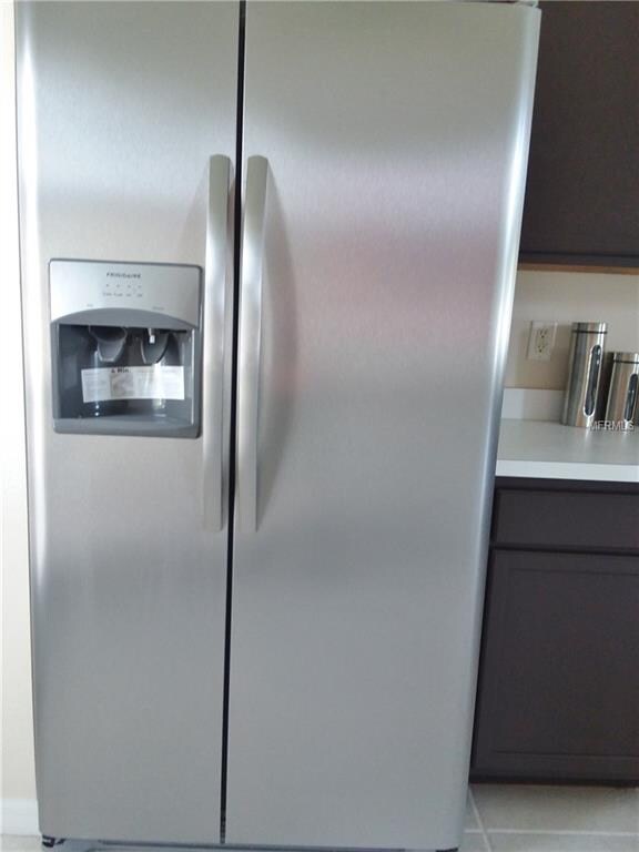 Brand new stainless steel refrigerator