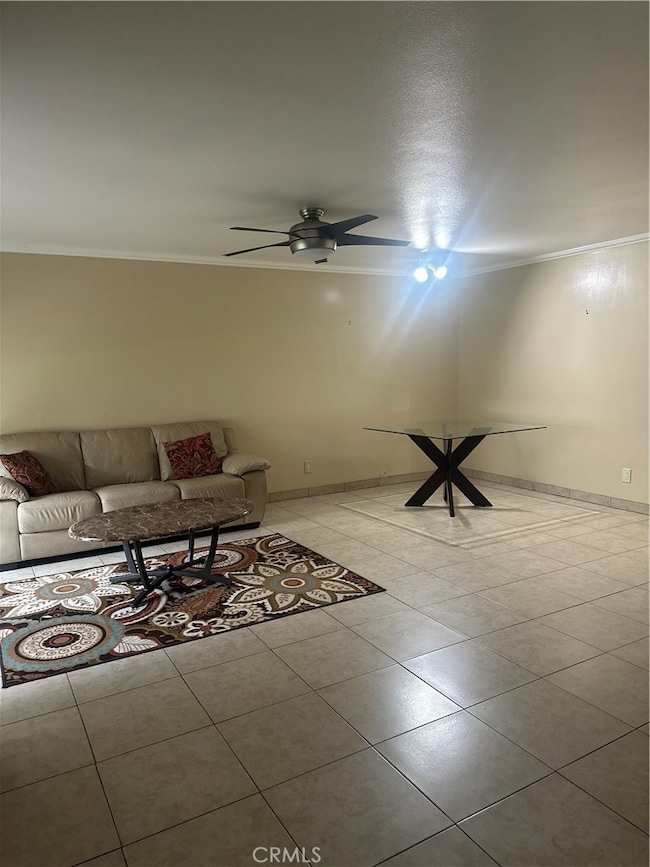 Spacious living and dining room