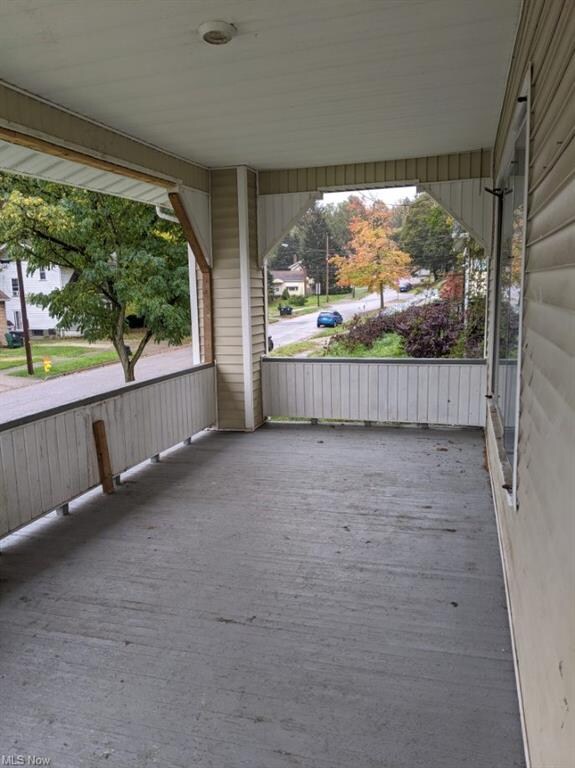 Framed Front Porch long view