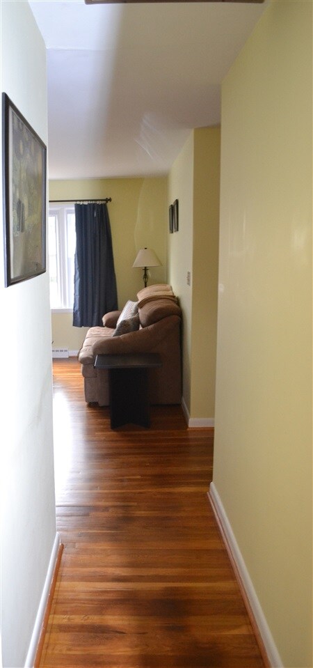 Hallway in between Living room and Kitchen.