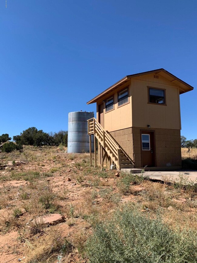 parkind pad next to house