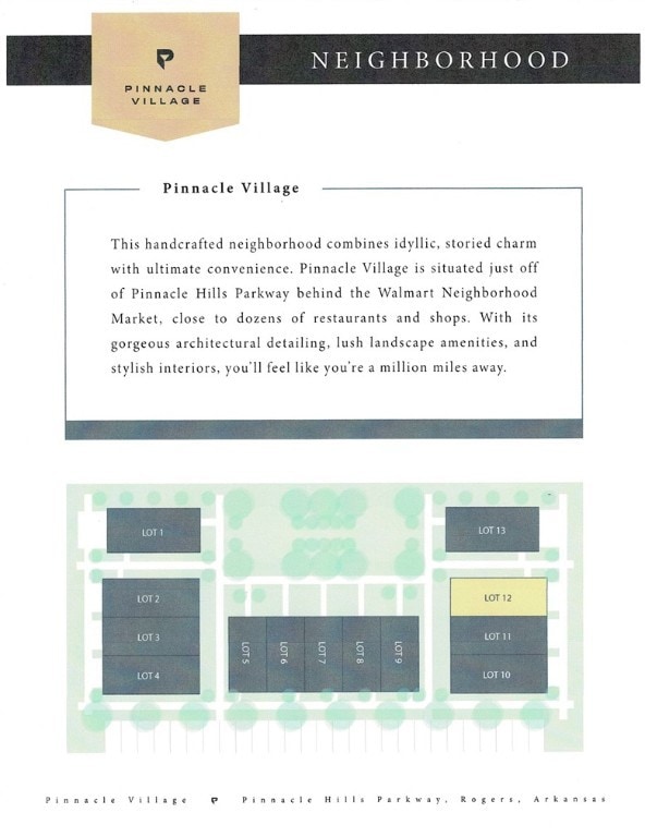 Placement on the lot