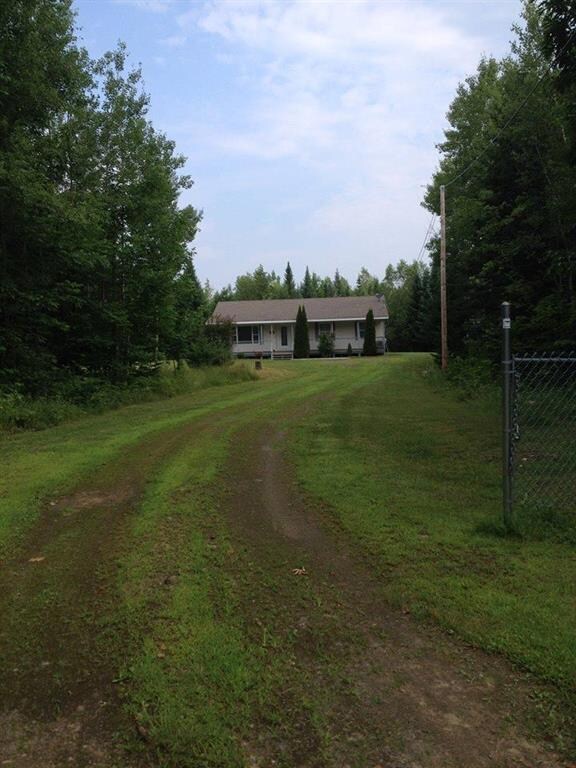 View from road in summer months