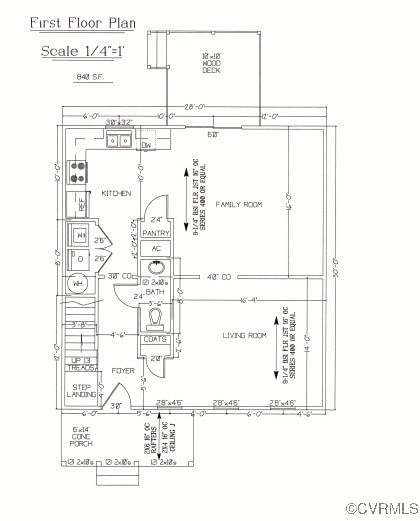 View of floor plan / room layout