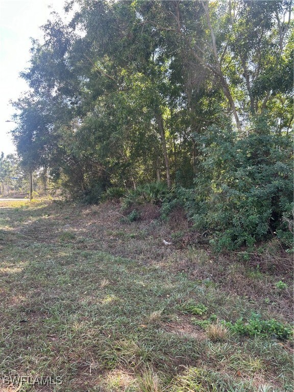 The front of the lot on Golfview.