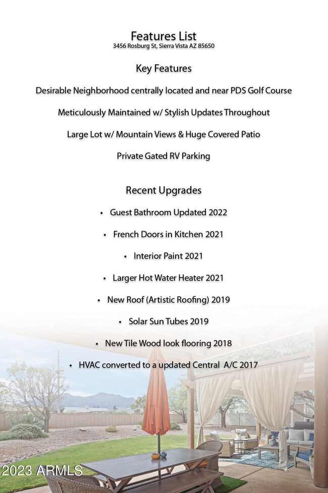 Features List