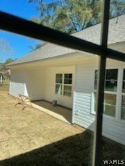 Covered back porch