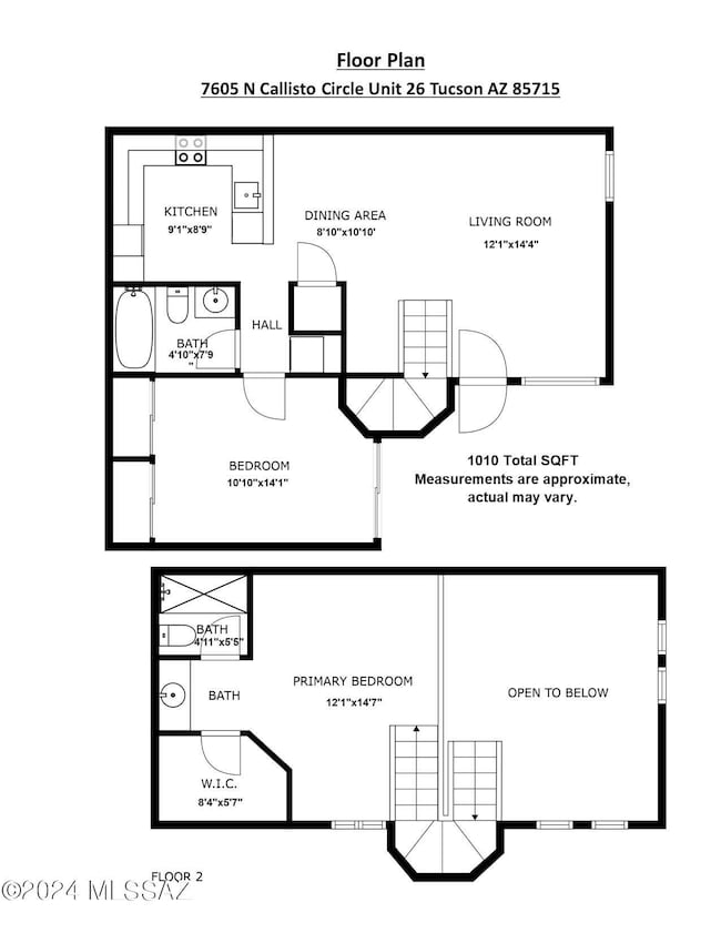 FLOOR PLAN 7605 E Callisto Cir Unit 26