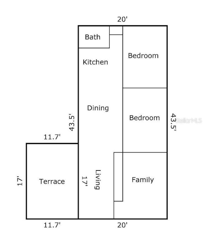 UPSTAIRS SINGLE RESIDENCE UNIT ( WOOD ) METAL ROOF