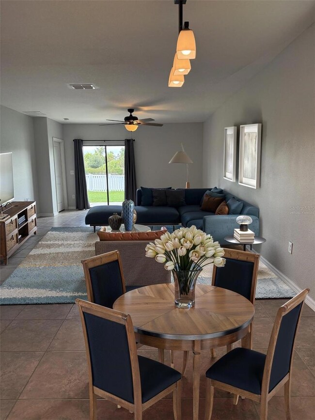 Dining/Living Room Virtually Staged