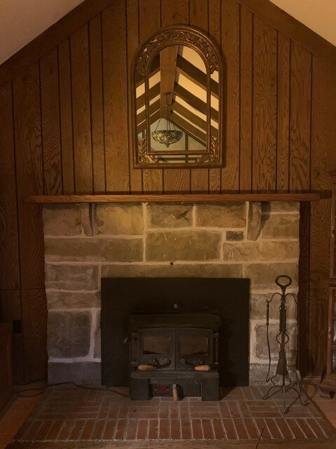 Fireplace in the great room