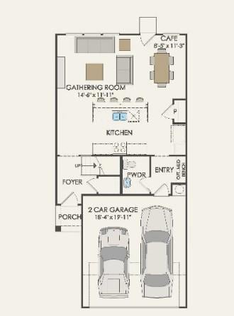 Pulte Homes, Blanchard floor plan