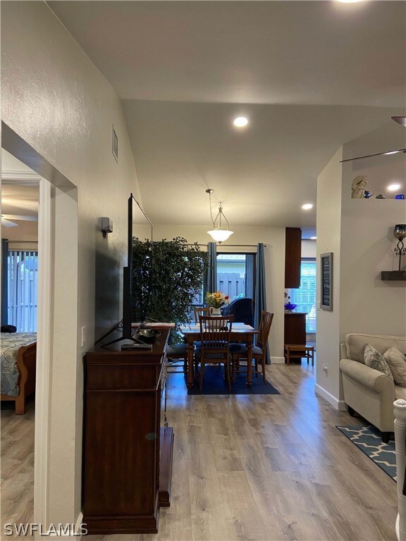 looking from entry way