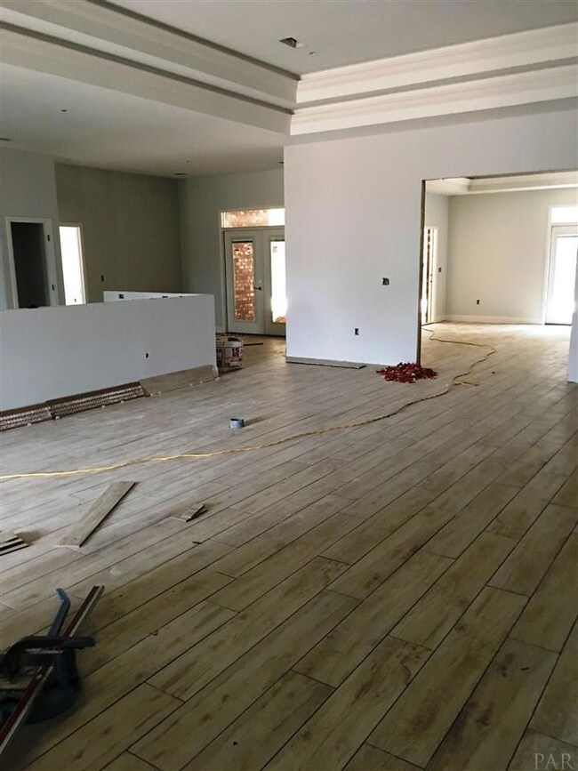 Here's a view from foyer to living room.