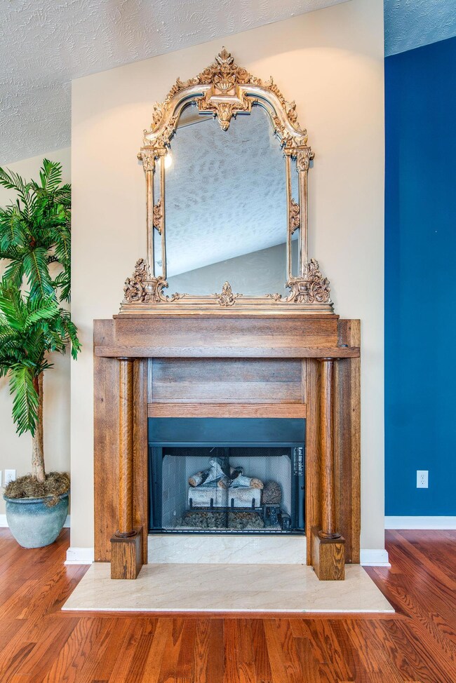 Gorgeous 150+ year old mantel and mirror stay with the property!