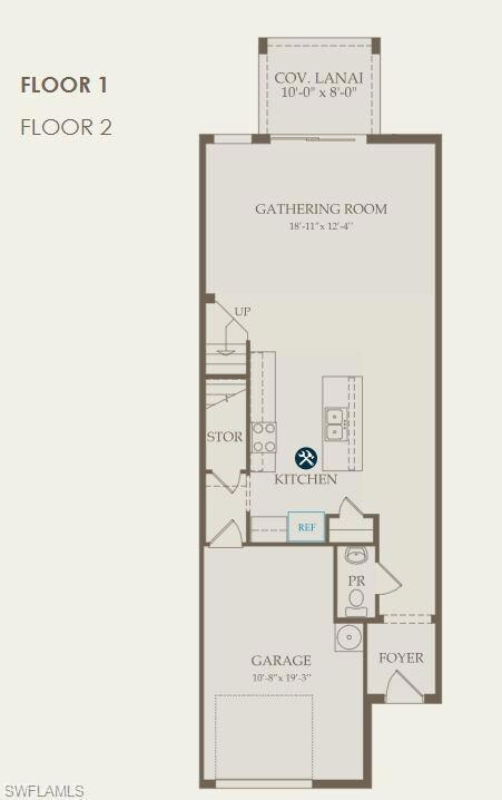 Floor plan with selected structurals