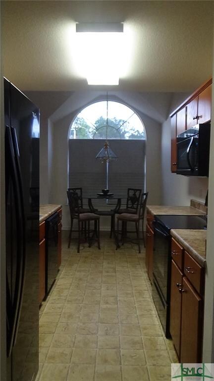 Galley Kitchen and Breakfast Area