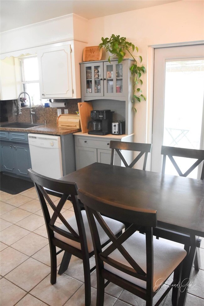 Kitchen featuring dishwasher, a sink, backsplash, 