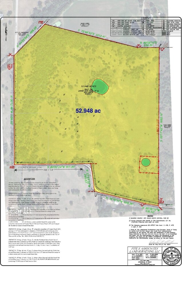 Map / location of property area featuring property parcel outlined
