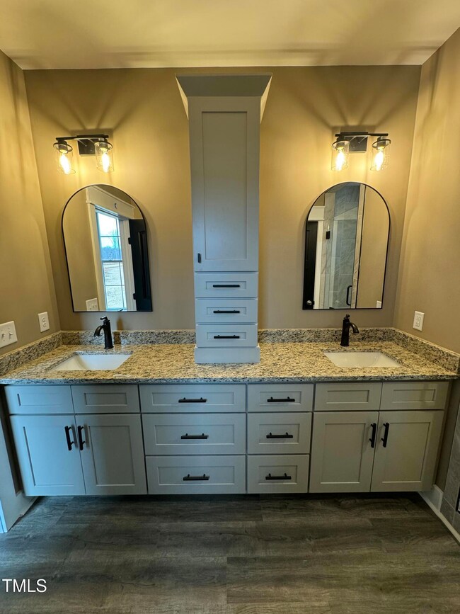 Master bath vanity