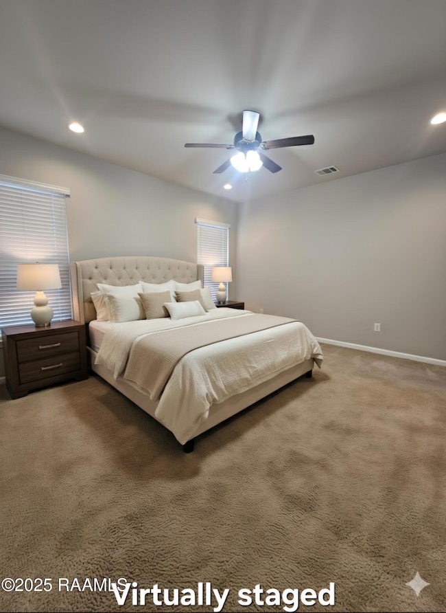 staged main bedroom