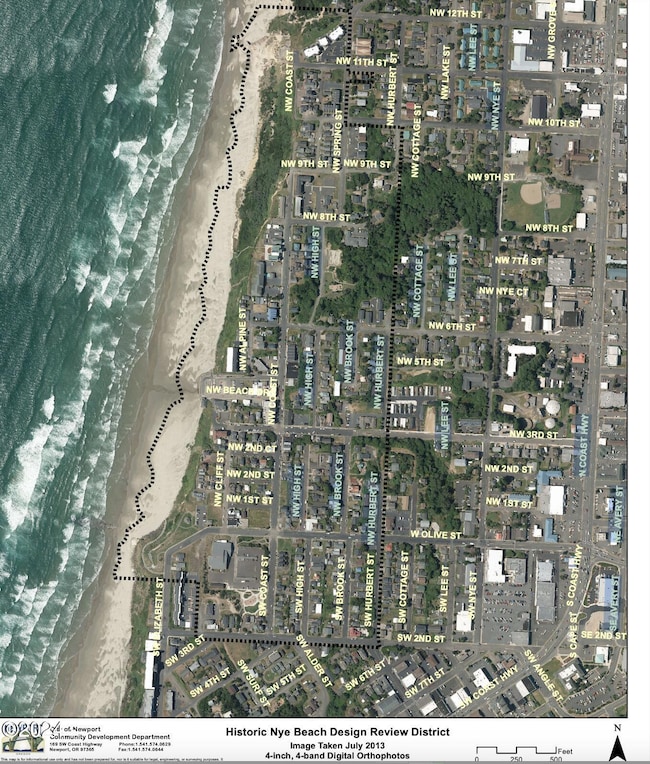 Nye Beach Overlay Map