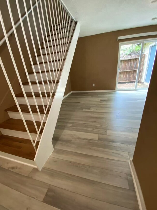 just installed beatiful new flooring and steps for