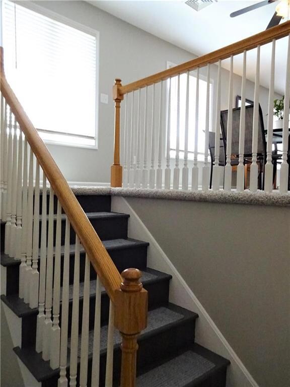 Open staircase