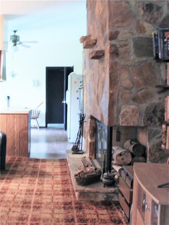 Great room fireplace