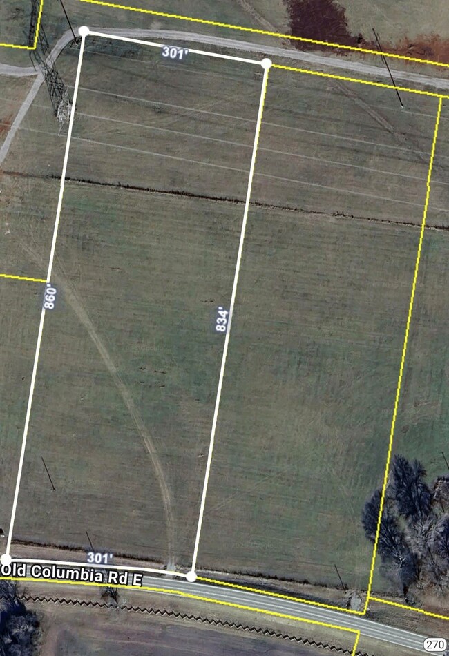 This view also shows Lot 8 to the right of Lot 9. Great combo would likely work for 3 homes.