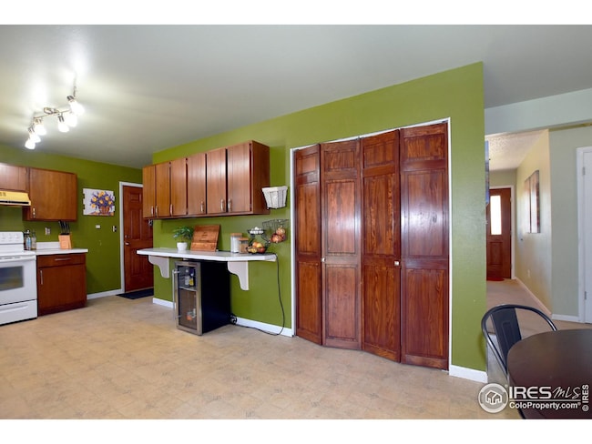 Laundry Closet on Main Floor in Kitchen