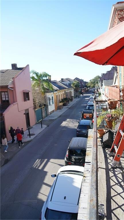 View from new balcony looking to the North