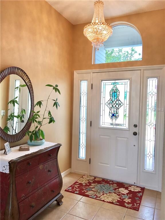 Lovely Foyer entrance!  Gorgeous Door & Windows! C