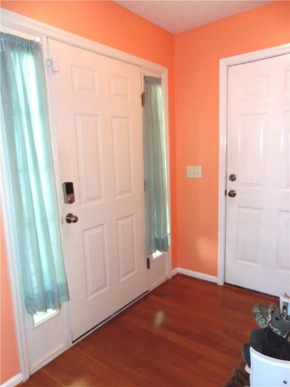 Front entry - garage door on right