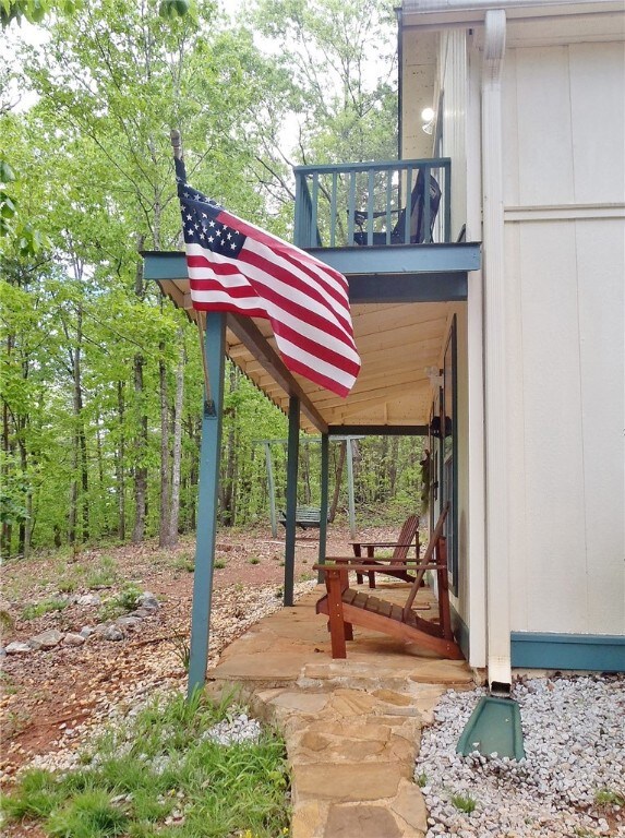 Patio Style Covered Front Porch