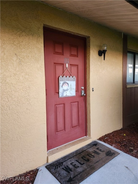 View of property entrance